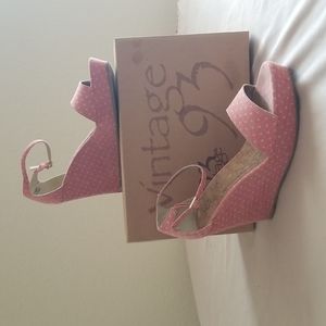 Polka Dots pink and beige